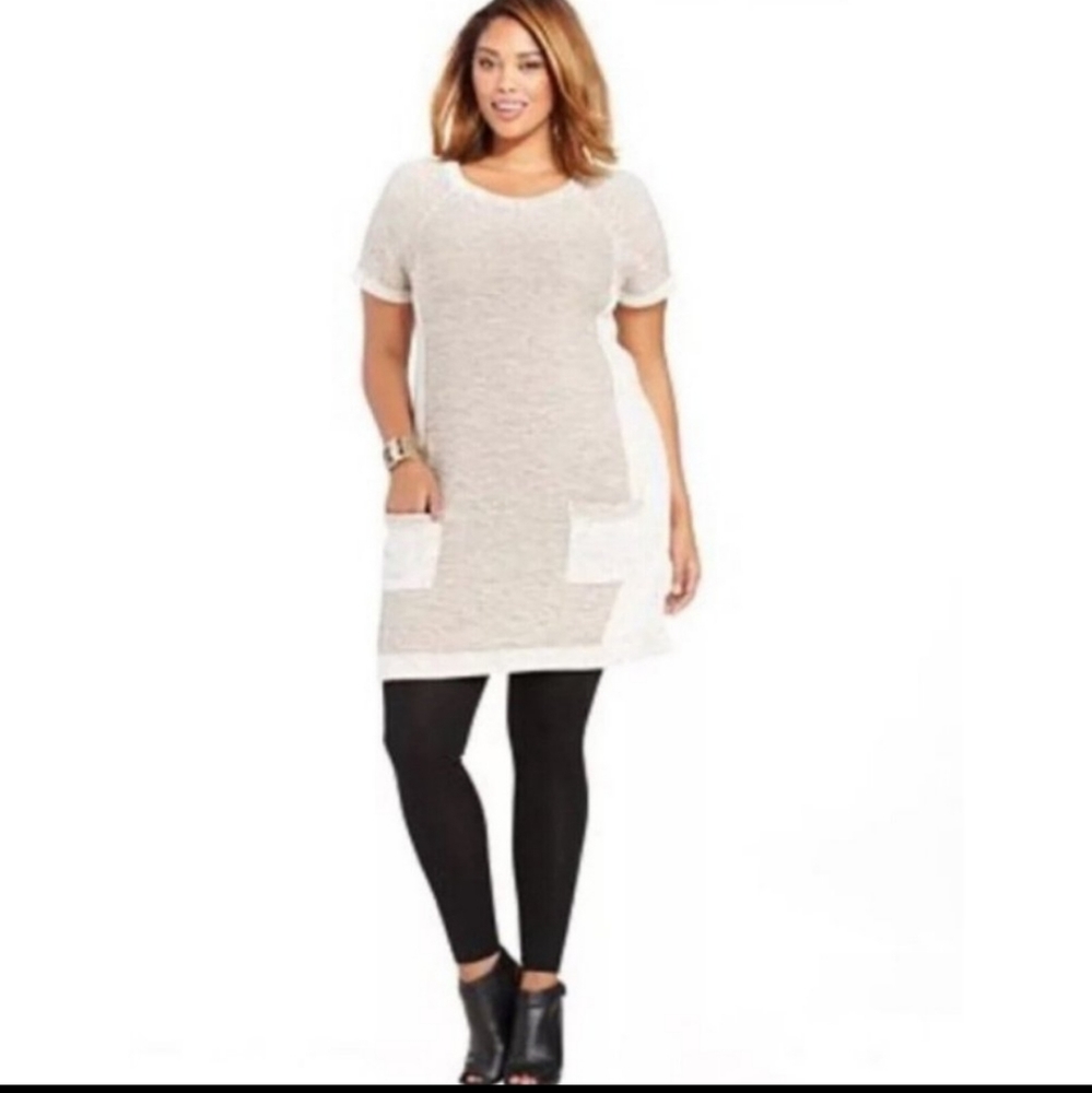 Style & Co‎ Sweater Dress Tunic with Front Pockets Size Medium